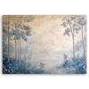 Canvas print,  Forest in the fog