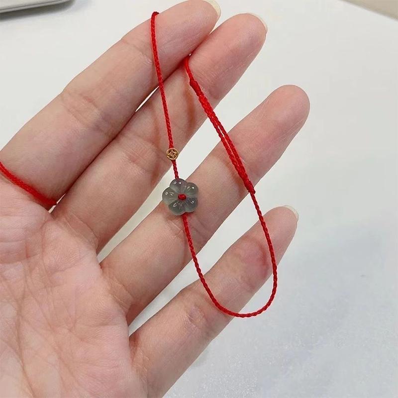 Креативное кольцо Lucky Rich Flower Hand Rope Ring для женщин и мужчин, регулируемые браслеты ручной работы, ювелирные изделия, подарки для пар