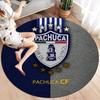 C.F. Pachuca Round Area Rug,Carpet Rug for Living Room Bedroom Sofa Playroom Decor,Non-slip Floor Mat