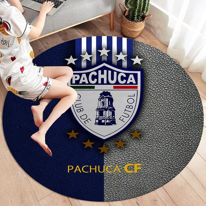 C.F. Pachuca Round Area Rug,Carpet Rug for Living Room Bedroom Sofa Playroom Decor,Non-slip Floor Mat