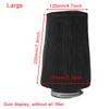 R-EP Universal Car Cone Air Filter Protective Cover Waterproof Oilproof Dustproof for High Flow Air Intake Filters Black