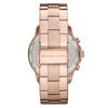Michael Kors MK5778 Паркер Двухцветные Серебряные и Розово-Золотые Кварцевые Часы