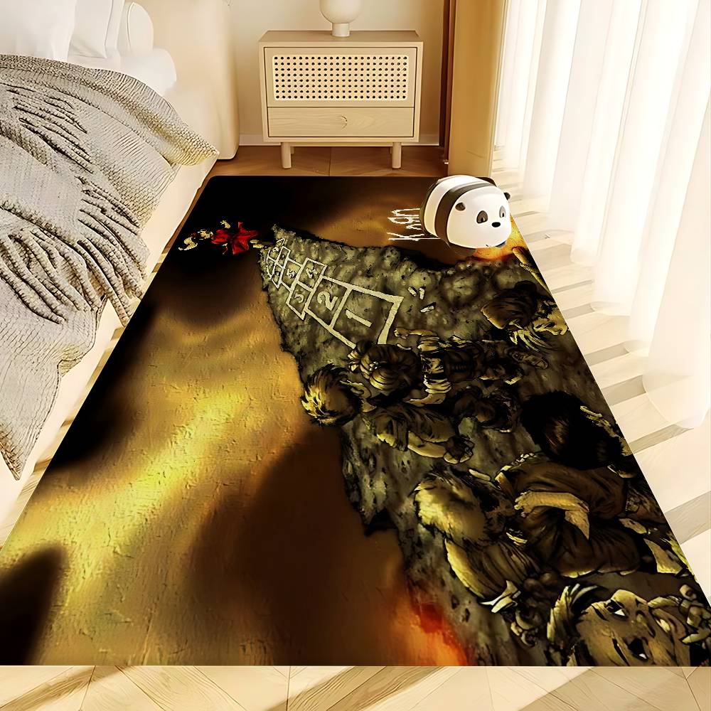 K-Korn Rock Band Room Mats Anti-slip Absorb Water Long Strip Cushion Bedroon Mat Household Carpets