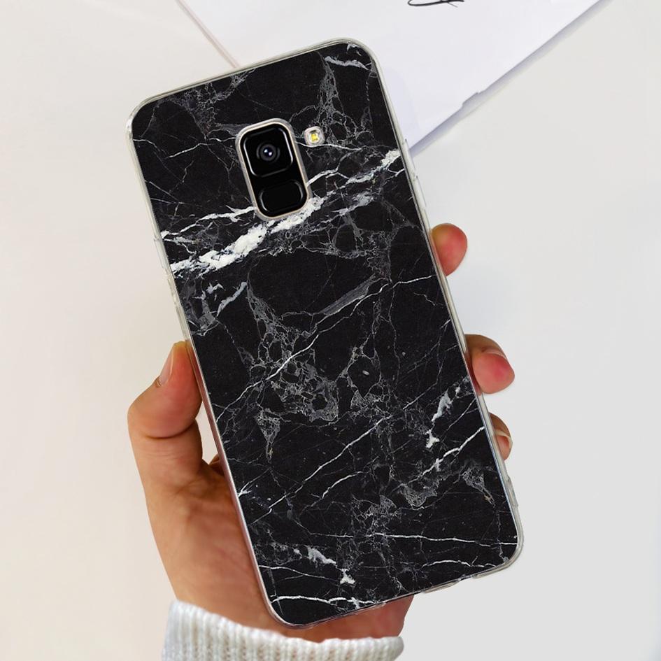 Чехол для Samsung Galaxy A8 2018 / A8 Plus 2018 A530F A730F Силиконовый чехол Популярный цветок одуванчика Мягкий TPU Чехол-защита для телефона