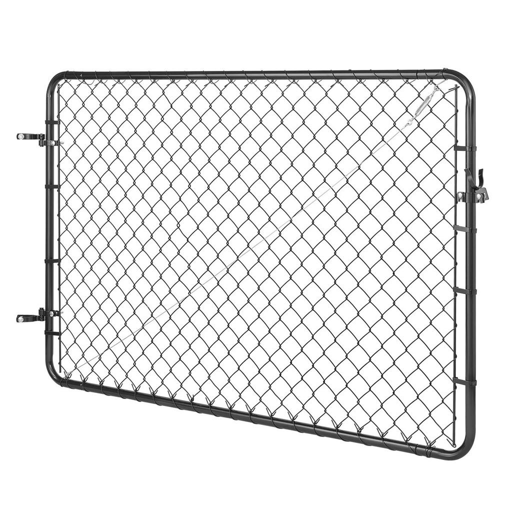 Chain Link Fence Gate Fit 2.2-6 ft x 6 ft Garden Gate Posts Not Included