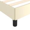 Bed Frame Cream 90x190 cm Artificial Leather