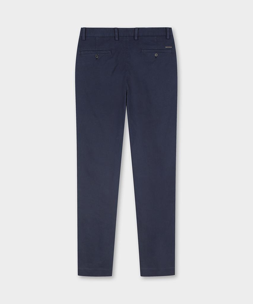 Брюки чинос BROOKS BROTHERS из ломаной твиловой ткани (военно-морской флот) (Bbpcmm0627Qef)