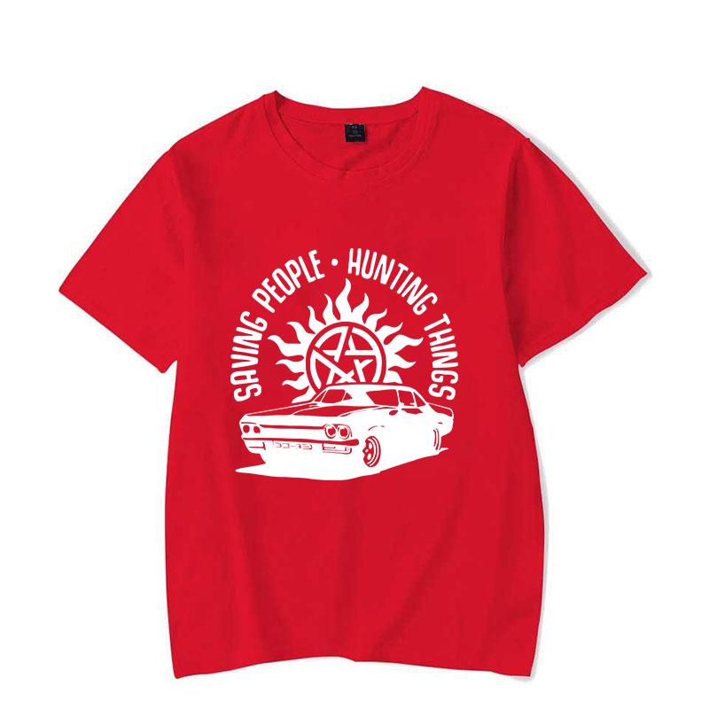 Забавная футболка с принтом «Сверхъестественное» женская мужская повседневная футболка с личностью унисекс летняя футболка с надписью топы