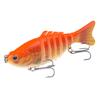 3/4/5Pcs Fishing Lures 3D Swimming Baits with Treble Hooks Realistic Looking Bright Color Freshwater Saltwater Artificial Baits Hard Lures