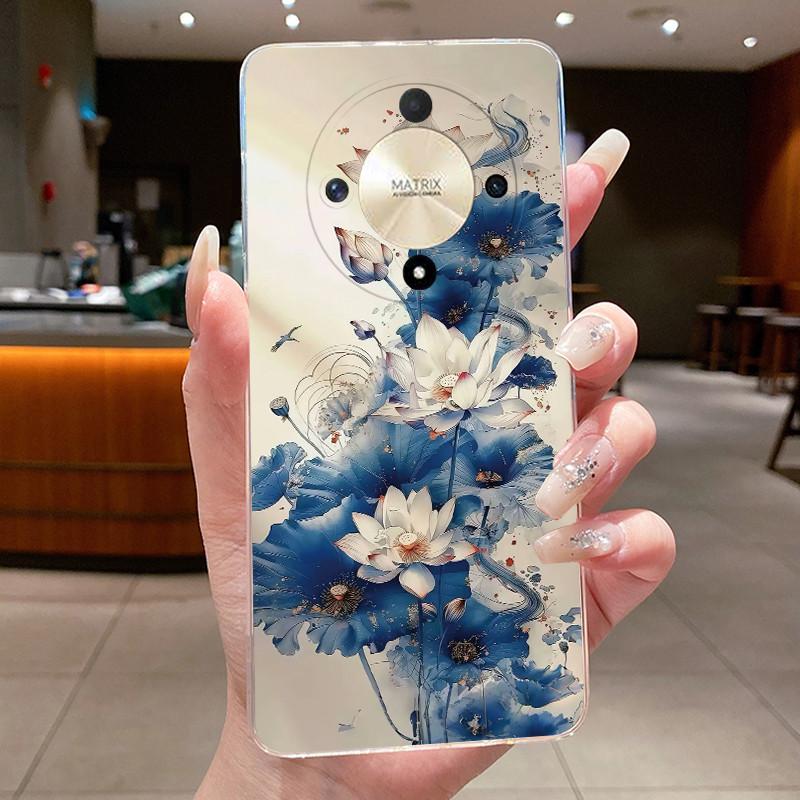 Чехол для Honor X9b X9a Magic 6 5 Lite 5G Роскошный Дракон Милый Крутой Мальчики Девочки Прозрачный Мягкий силикон Задняя крышка Чехол для телефона