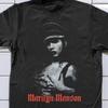 2001 Marilyn Manson Поношенная футболка Черная M