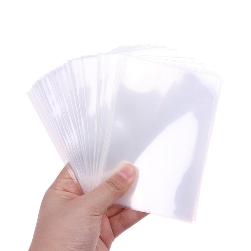 50Pcs Korea Card Sleeves Clear Acid Free-No Cpp Hard 80X120Mm Photocard Holographic Protector Film Album Binder