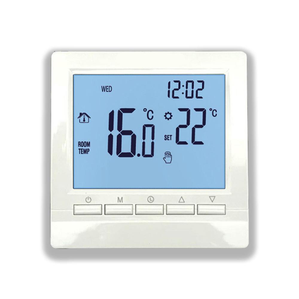 Напольный настенный термостат с сенсорным ЖК-дисплеем, регулятор температуры отопления в помещении