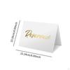 10 Pieces Reserved Table Card Cardstock Multipurpose Portable Placeholders Place Cards for