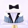 Bowtie Collar Decorating Tool Men Suit Cake Topper Cupcake Fathers Day Diy Party
