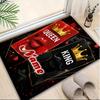 1PC Custom Name Queen Romance" Theme Floor Mat Ideal for Living Room, Game Rooms, Office, Bedroom,Floor Mat Playful Design