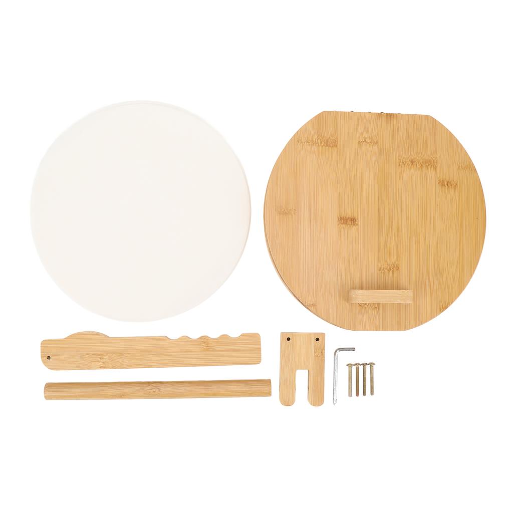 Деревянный пресс для тортильи с 50 пергаментными бумагами, круглый пресс для кукурузных тортильи для домашнего приготовления мексиканской тортильи