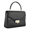 Michael Kors Серия чемоданов Kinsley Буквенный ЛОГОТИП Откидной кожаный дамский клатч Черный