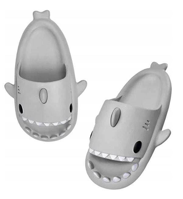 Thick Shark Pool Flip Flops Anti-Slip Shark Slippers 40-41