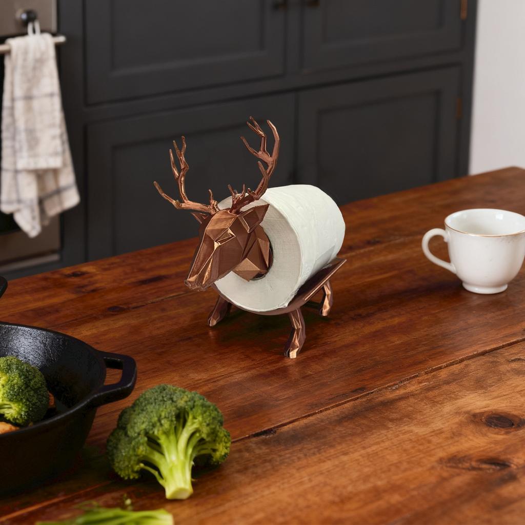 Creative Elk Shaped Tissue Holder, Adding A Natural Artistic   To Your Home