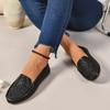 2025 Fashion Women's Shoes Slip On Women's Flats Hot Sale Embroidery Casual Flat Shoes New Plus Size Solid Flat Low Heelszapatos