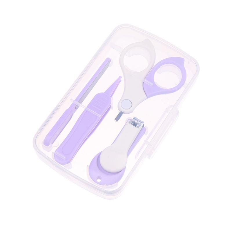 Безопасный детский набор щипчиков для ногтей, триммер для ногтей, кусачки, пинцеты, инструменты для ухода за ногтями и ушами малышей