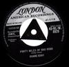 7-дюймовая пластинка DUANE EDDY - Forty Miles Of Bad Road 45HLW8929 London Records 1959 UK Рок Б/У