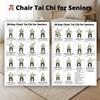 30 Day Tai Chi Exercise Plan for Seniors Home Fitness Poster with Clear Illustrations and Instructions