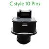 1PC Rearview Mirror Knob Switch Button For VW Beetle Passat B5 Bora Golf 4 Jetta MK4 1999-2006 1J1959565D 1J1959565F 1J1959565E Pushbutton Switches 3