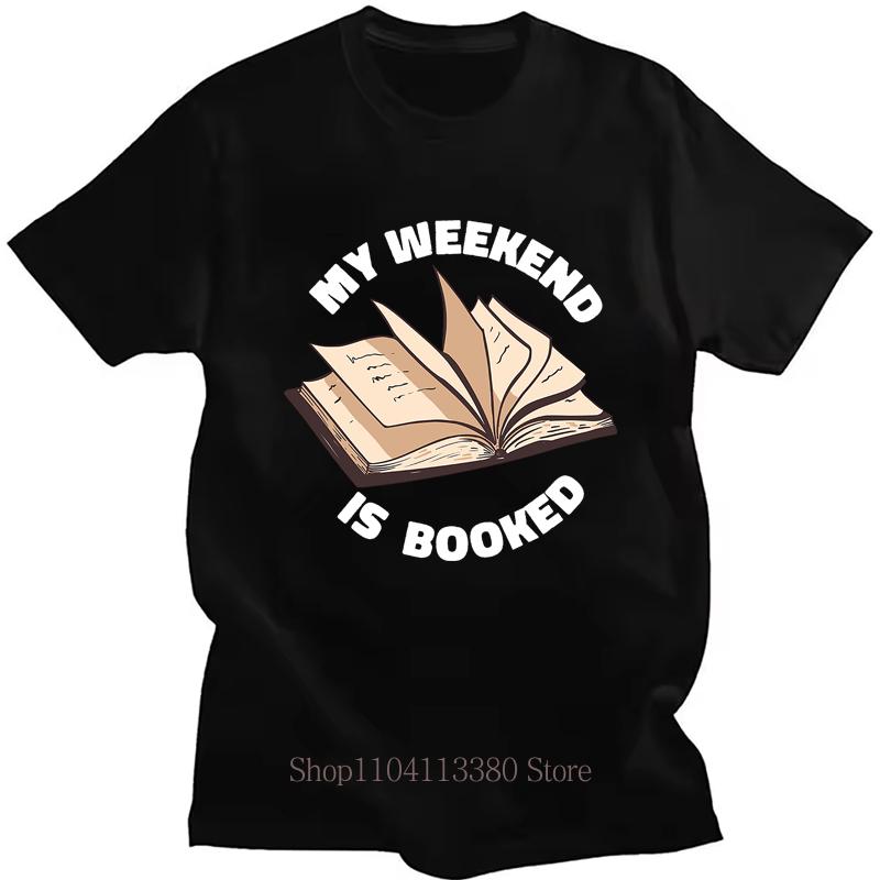 My Weekend Is Booked Graphic Print Tshirts Womens Clothing Summer Casual Fashion Streetwear Tops ONeck Short Sleeve Tshirts