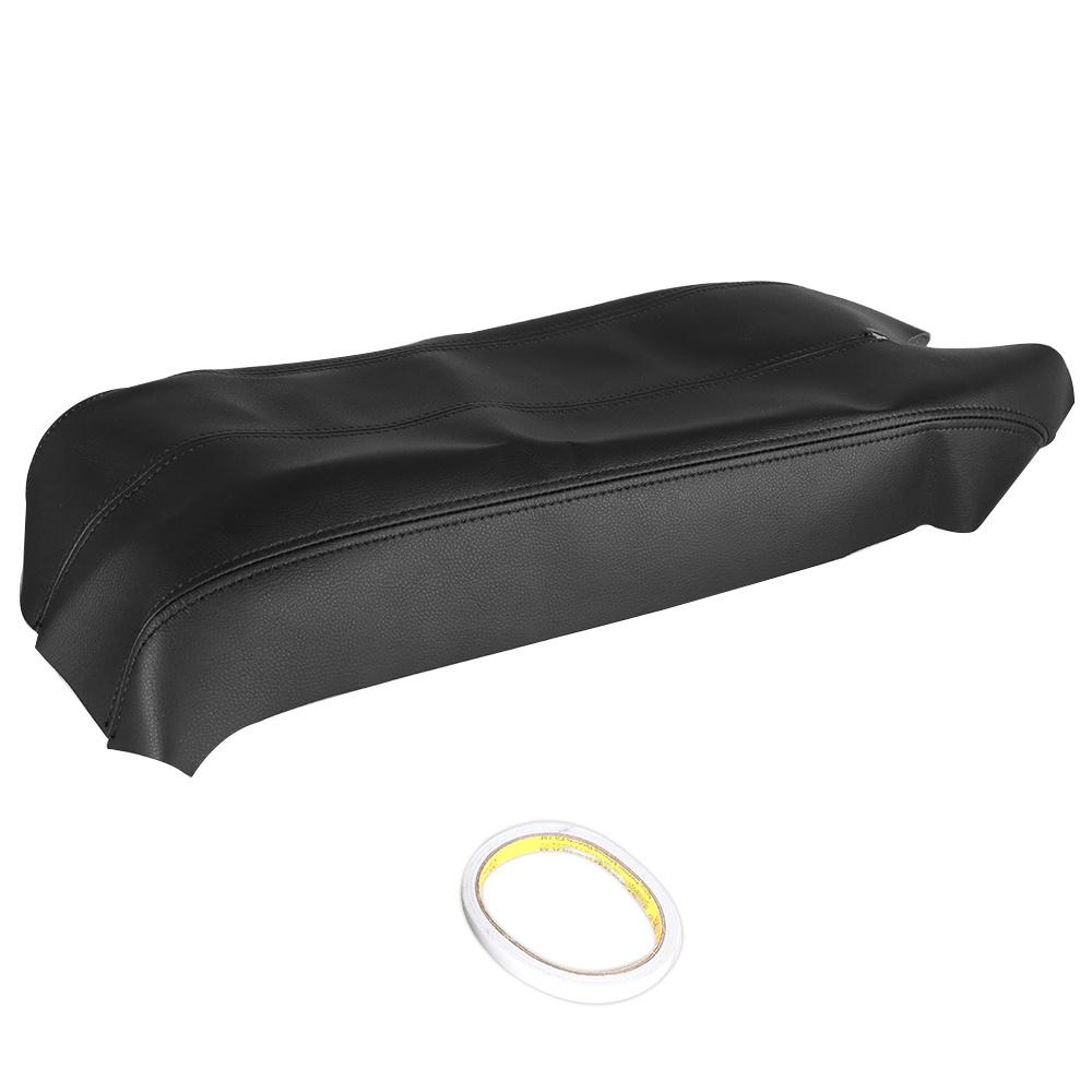 Крышка подлокотника центральной консоли из волокнистой кожи черная подходит для Acura RDX 07 -12