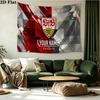 Custom Name VfB Stuttgart Printed Tapestry – Wall Hanging for Bedrooms, Dorms, and Home Decor