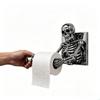 Halloween Skeleton Toilet Paper Holder Bathroom Wall