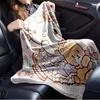 1pc Hello Kitty Flannel Blanket - Seasonal home decor, cozy and machine washable, suitable for all ages, a perfect gift for all family, avai