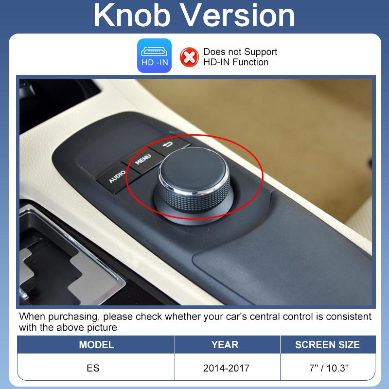 Wireless Portable CarPlay Android Auto Adapter USB/Bluetooth AirPlay MirrorLink Lexus ES 2013-2017 Voice Control (Siri/Google)