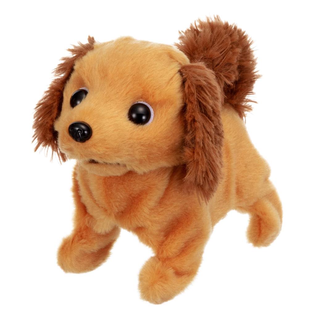 IWAYA Piccoline Miniature ST Mark Ages 3 and Plush Toy Dachshund, Certified, Up, Battery-Operated