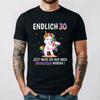 Смешная футболка с единорогом на 30-летие, хлопковая, черная, летняя, с коротким рукавом, наряд для вечеринки, дышащая, в ретро-стиле, унисекс, с принтом