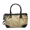 GUCCI Diamante Shoulder Bag canvas Black x beige Women 247902 Used