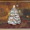 Christmas Snowman and Tree Music Box with Waterproof PVC Design