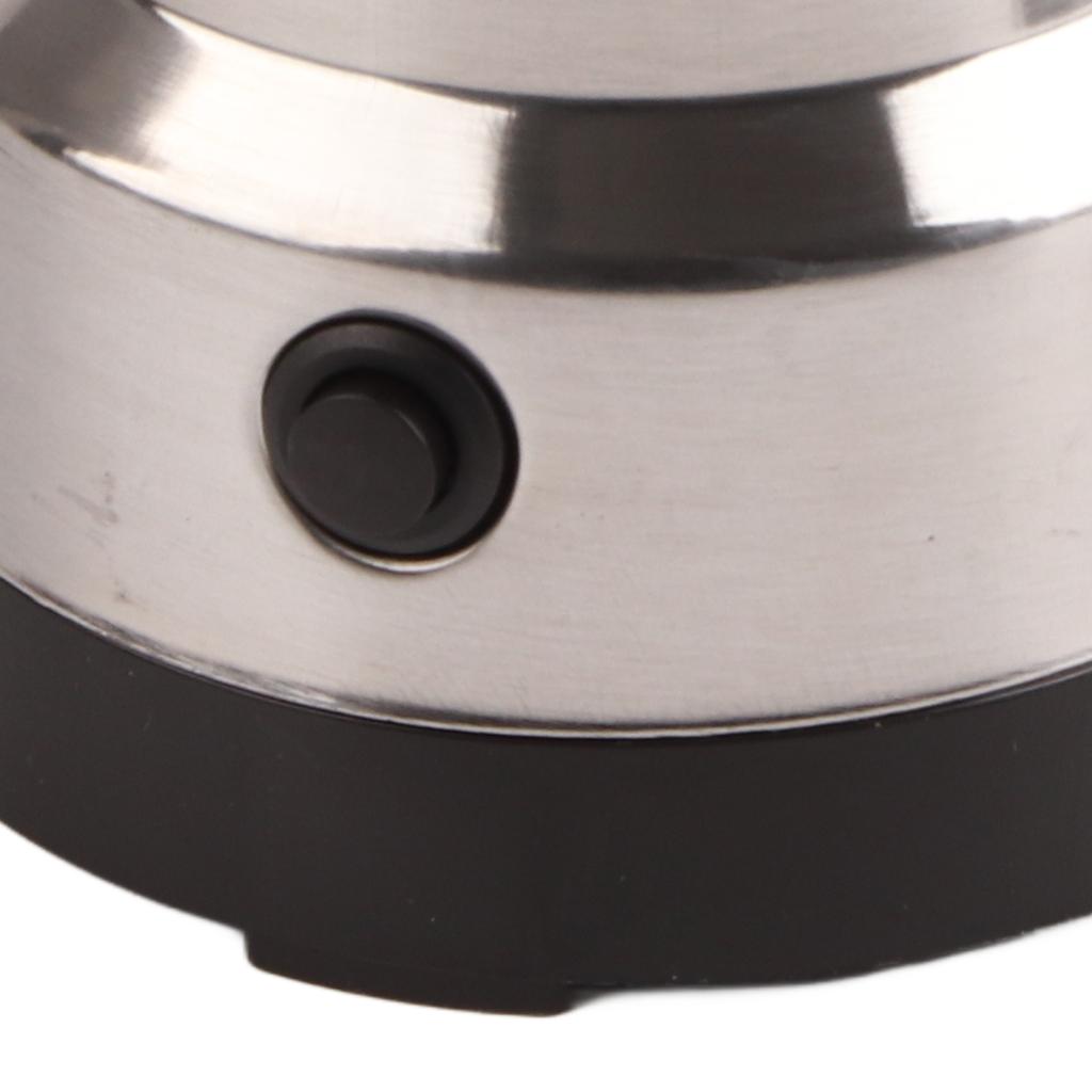 Электрическая кофемолка для зерен специй из нержавеющей стали с 4 лезвиями, портативная мельница для зерен