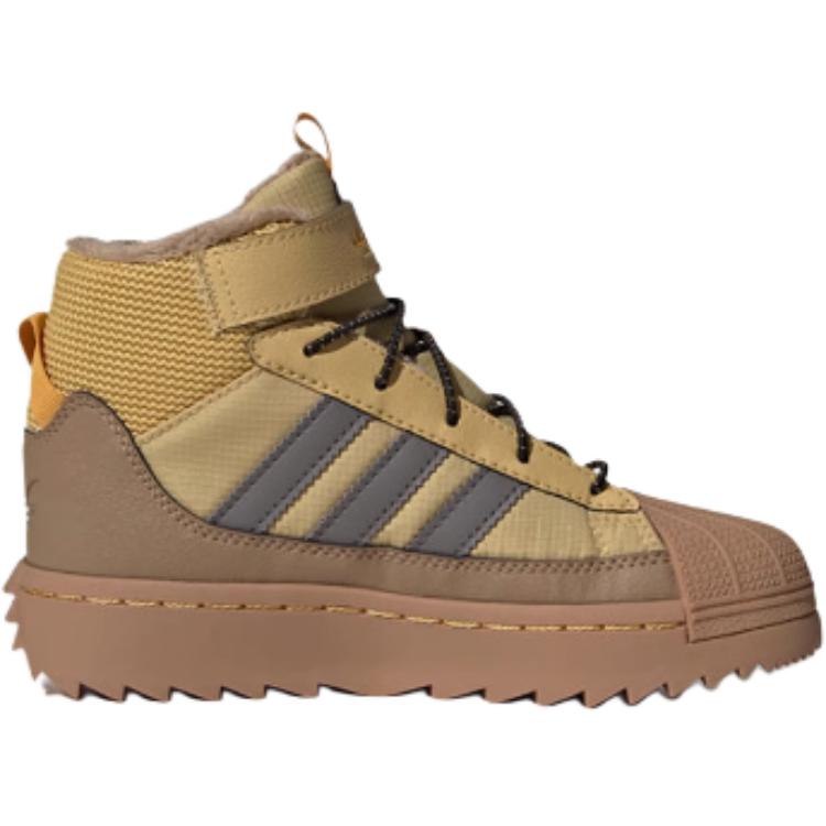 adidas Superstar Winter Trek Oat Charcoal Core черный (PS) Детские кроссовки IG4317