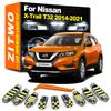 ZITWO 9Pcs LED Interior Light Kit For Nissan X-Trail Xtrail T32 2014 2015 2016 2017 2018 2019 2020 2021 LED Bulb Accessories