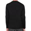 Emporio Armani Однотонная футболка с длинным рукавом Мужские топы Черный 8N1TD7-1JGYZ-0022