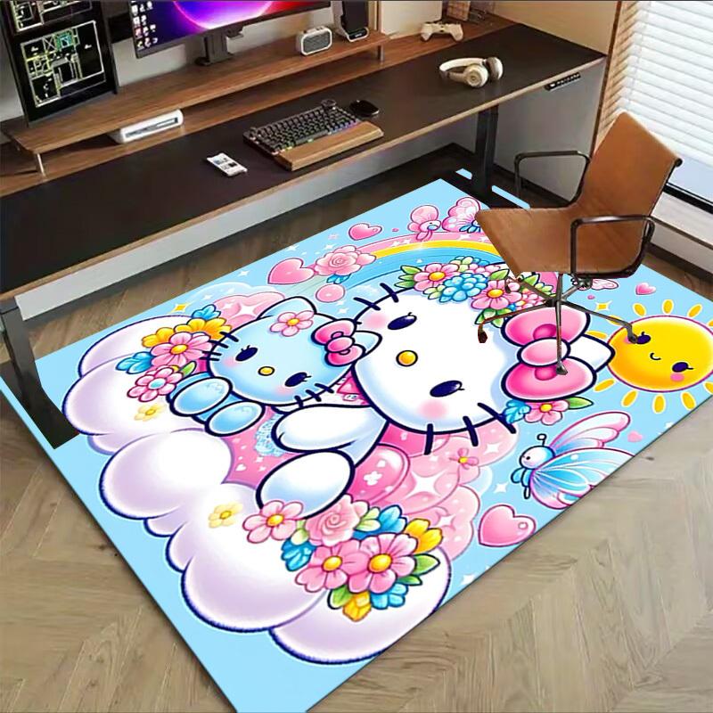 1 шт. Ковер Hello Kitty Коврик для офиса Наружный коврик Декор для дома Ковер для зоны Фестивальный подарок