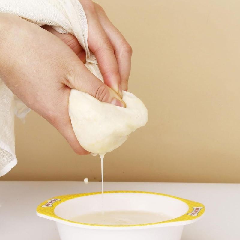 Набор из 6/8/10 тканевых фильтров, марлевые сита, сырная ткань, квадратные с запирающимися краями, фильтровальные ткани для молока и вина, кухонные принадлежности