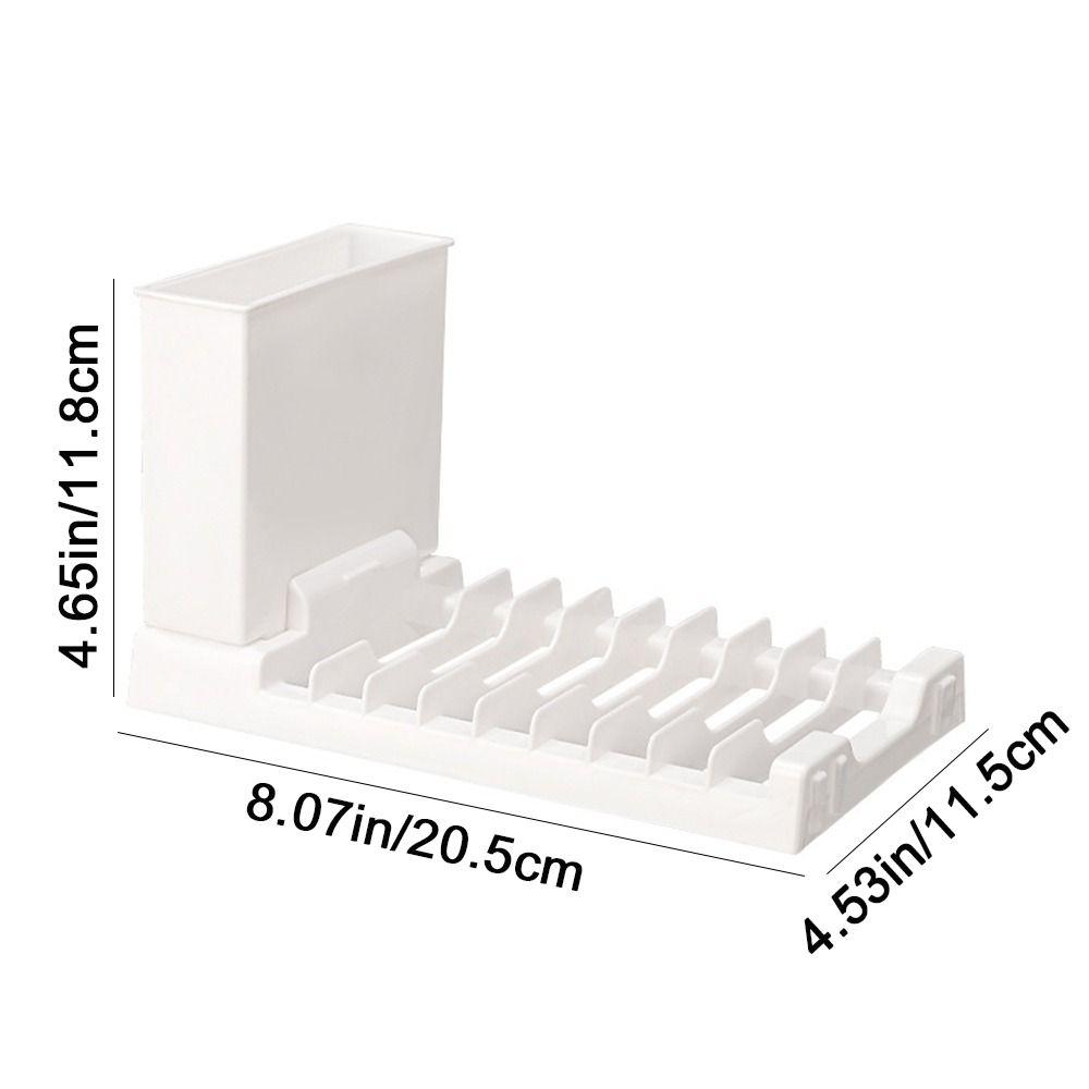 Plastic Foldable Dish Drying Rack 2 IN 1 Space-Saving Utensils Drainer Racks Large Capacity Dish Drainer Bowl and Chopstick