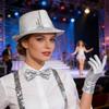 Костюм Звезды Танца для Взрослых Мужчин Шляпа Подтяжки Галстук-бабочка Перчатки Кольца 80-е 90-е Сценические Костюмы Костюм для Хэллоуина Косплей