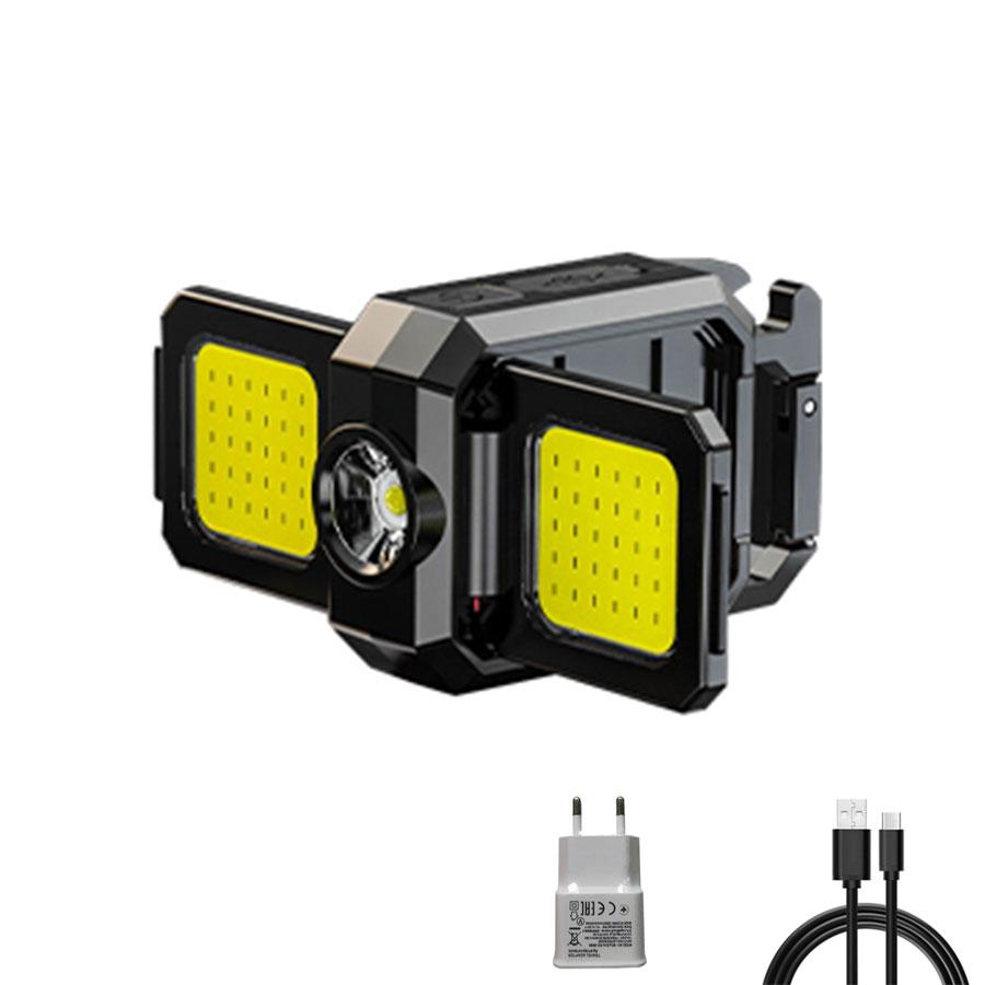 USB Rechargeable LED COB Work Lights Mini LED Handheld Flashlights Waterproof Keychain Emergency Lantern For Outdoor Camping