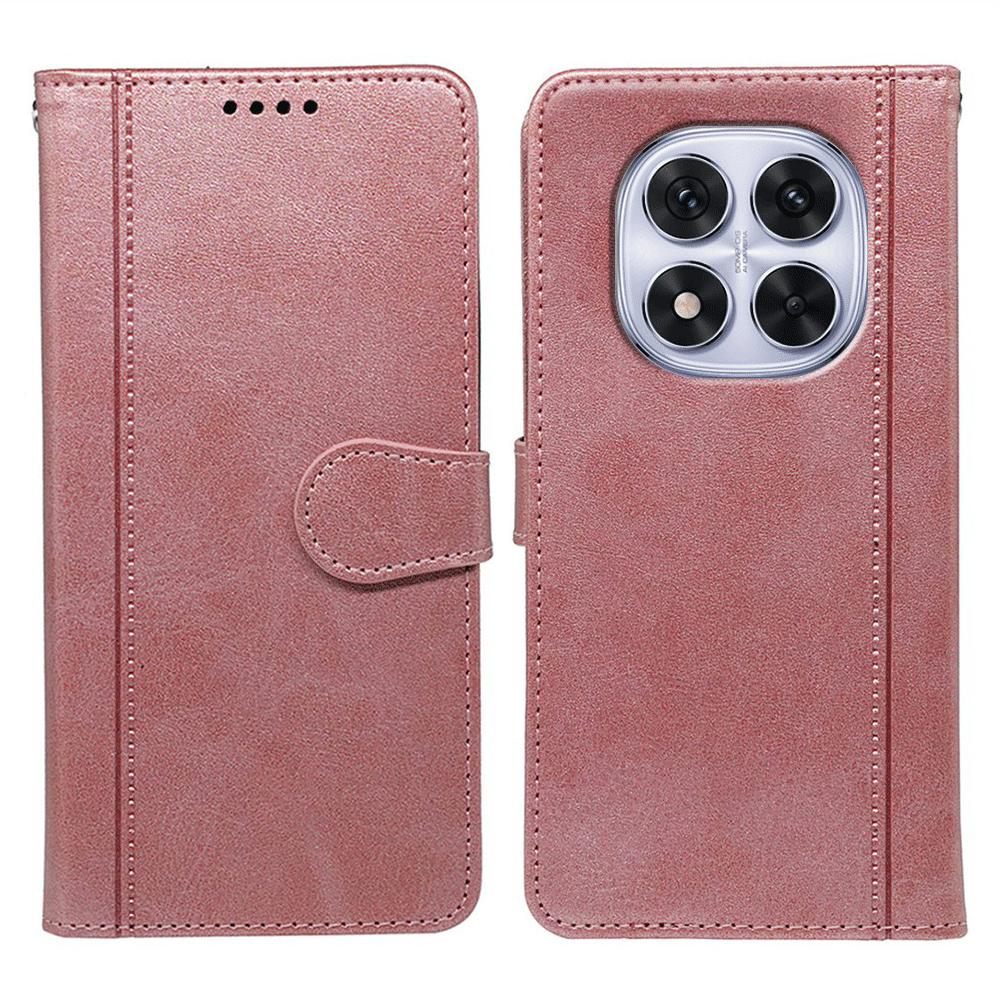 For Xiaomi Redmi Note 14 Pro 5G/Poco X7 5G Case Calf Texture Leather Stand Book Style Phone Cover