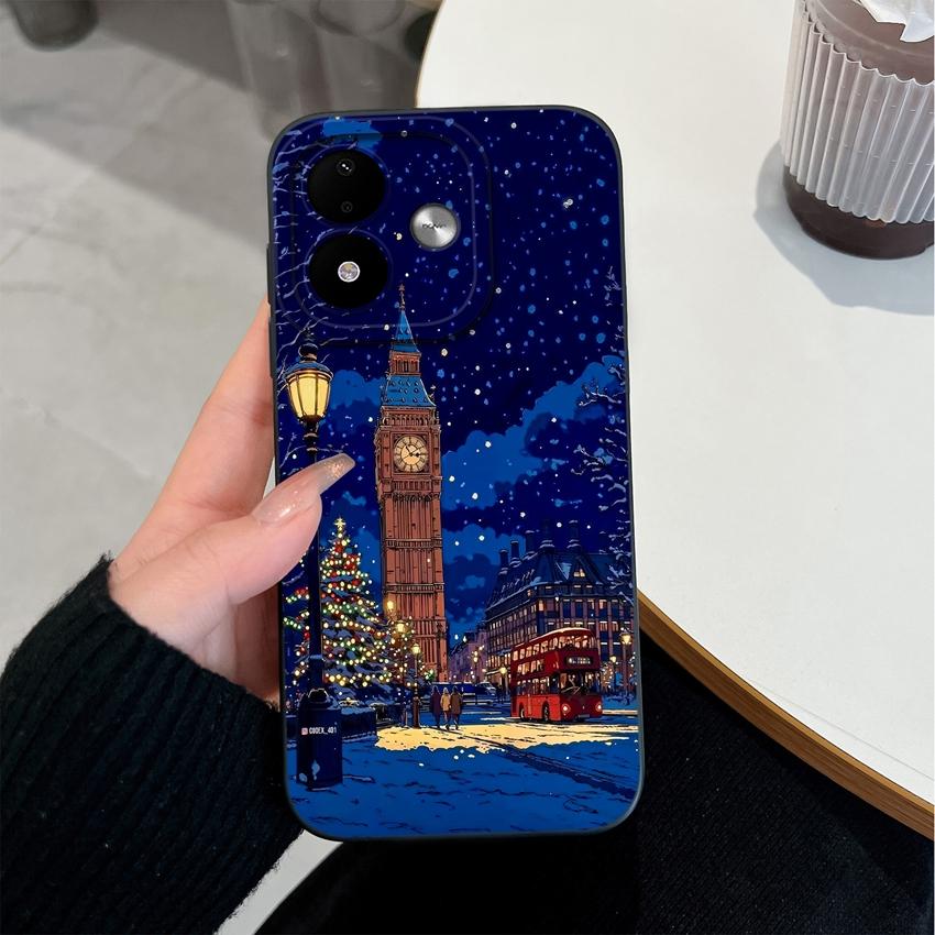 Чехол для телефона Redmi Note 17 4G 5G 17 Pro 17 Pro Max 12 12 Pro Plus 12S 12R, с узорами китов в океане, Полная защита, Мягкий жидкий силикон, Ударопрочный чехол